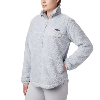 Dámské Bundy Columbia Harborside II Heavy Weight Fleece Full Zip Šedé KINDMW672